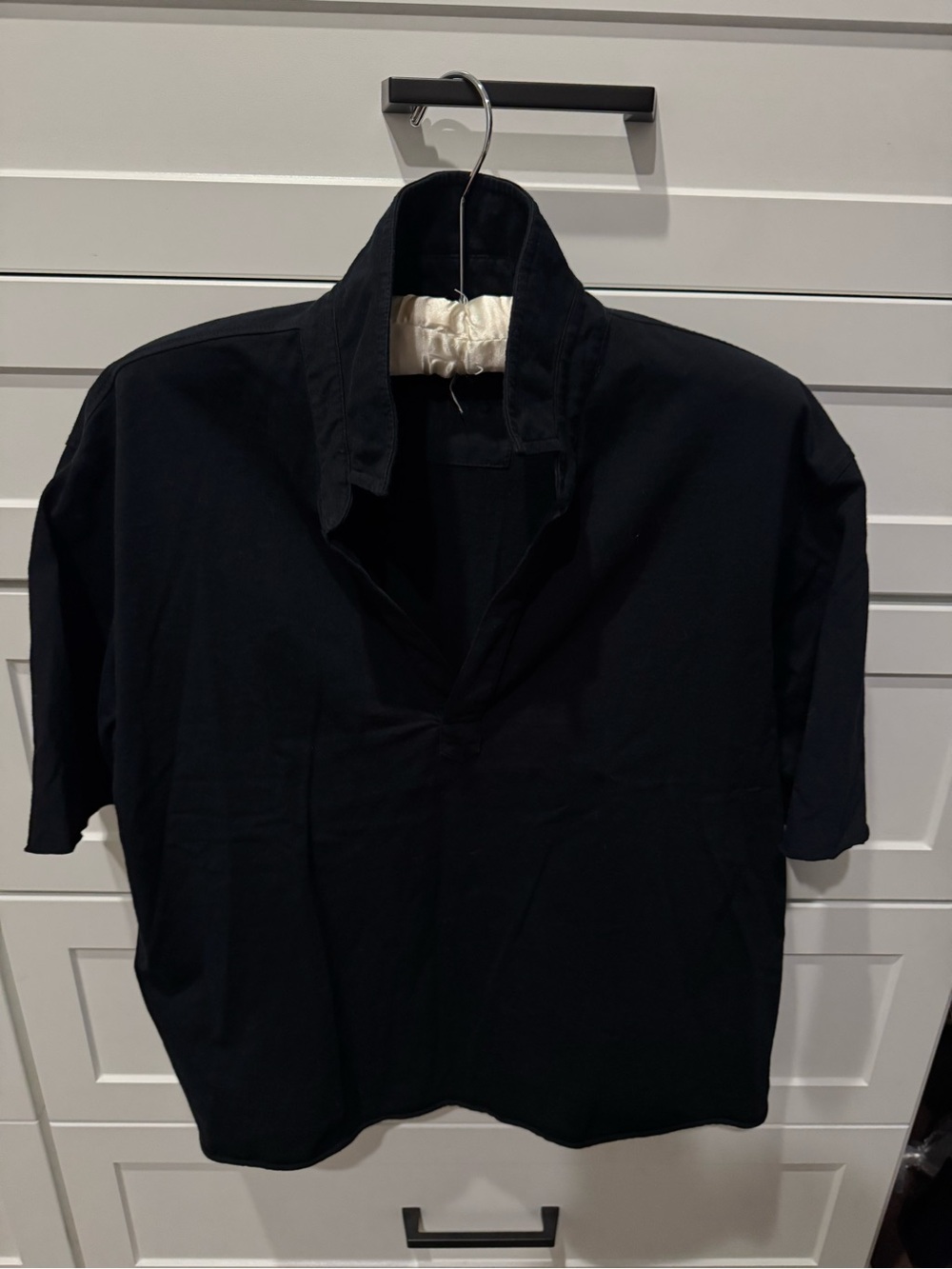 Frank & Eileen Black Short-Sleeve Polo Shirt size medium new